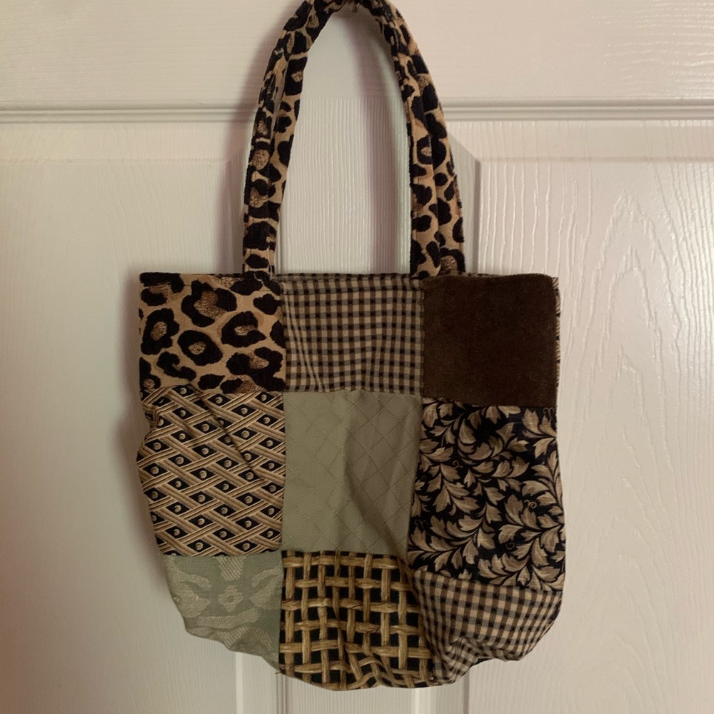 Handmade patchwork tote bag